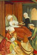 The Birth of Mary MASTER of the Pfullendorf Altar